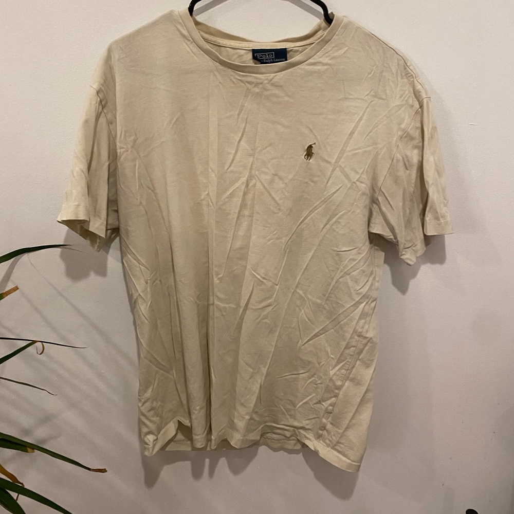 Ralph Lauren Polo Beige Medium Tee Shirt